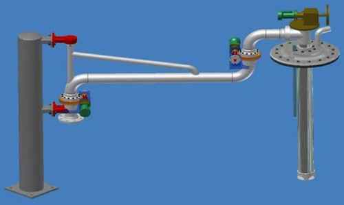 AL1403旋臂式全自動（dòng） 頂部裝卸臂（bì）（單）